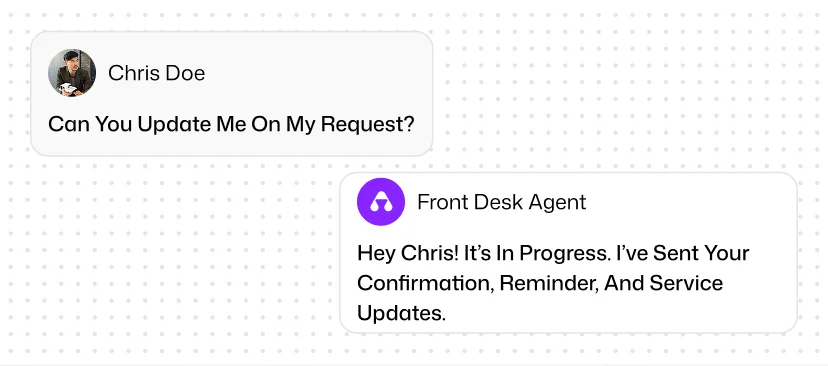 No Gaps Between Booking, Confirmation & Service